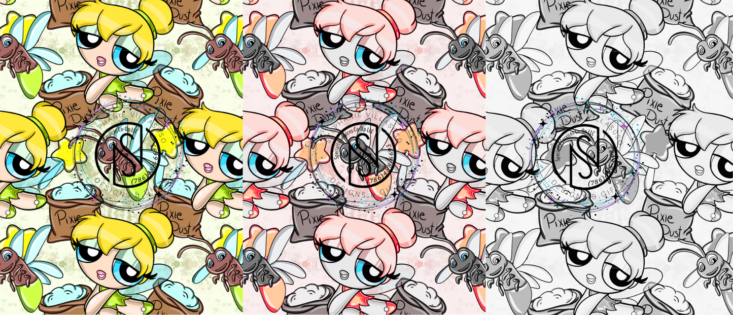 Exclusive license tink puff 3 color cords