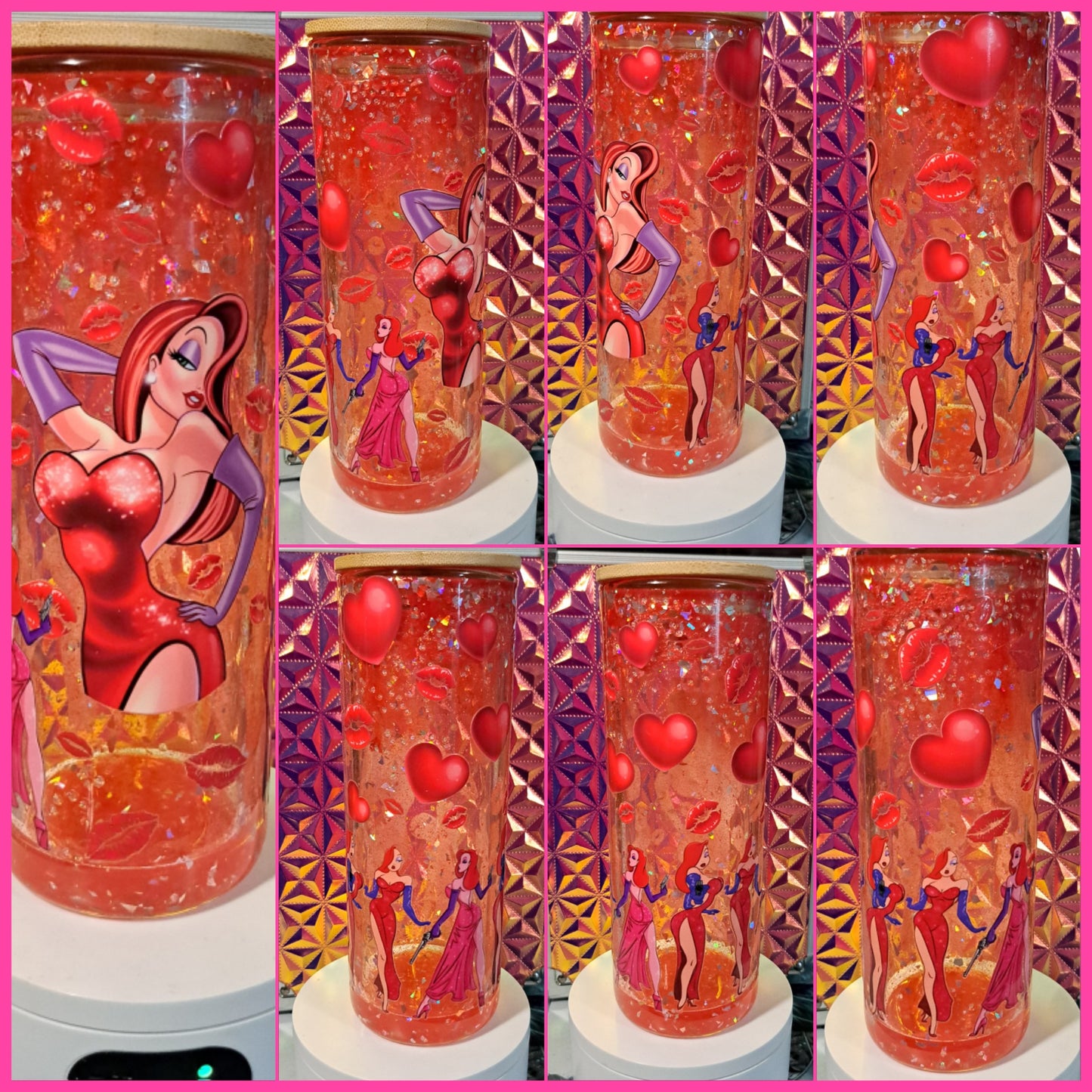 20 oz Glass SnowGlobe (BombShell)