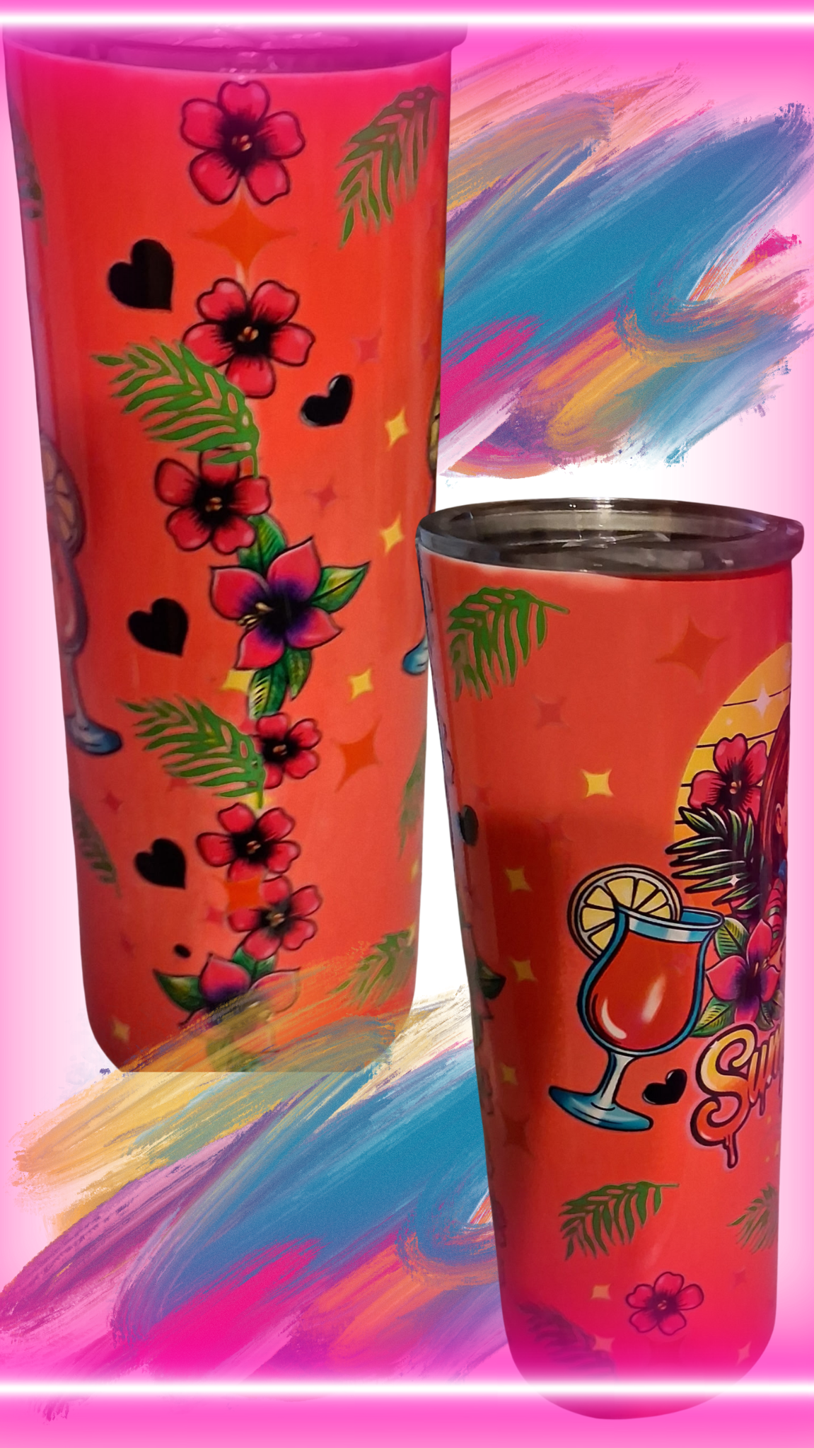 20 oz stainless Summer luvin'