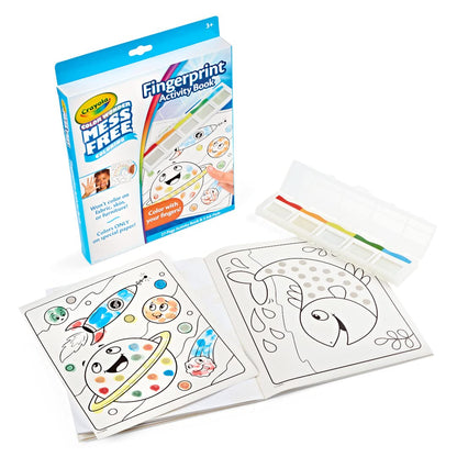 Crayola Color Wonder Mess Free Fingerprint Ink Painting Activity Set, Finger Painting Alternative, Toddler Coloring, Travel Activity, Gift for Toddlers