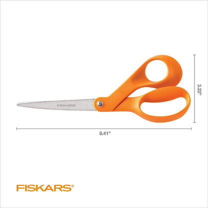 Fiskars 12-94518697WJ The Original Orange Handled Scissors