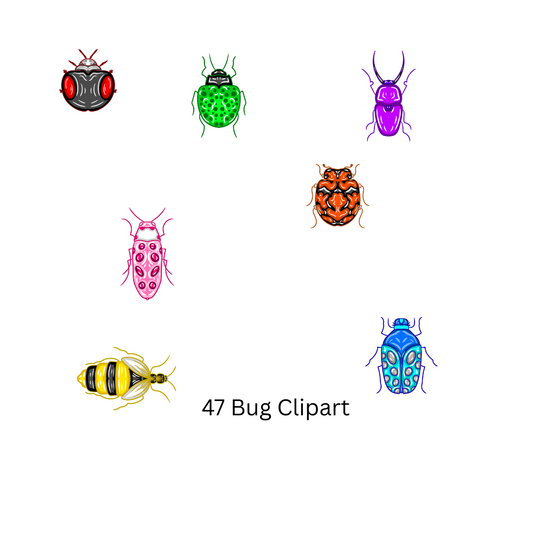 Exclusive clip art bugs Creepy Crawlers