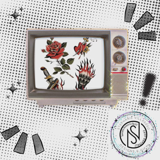SV Original vintage clipart 40 pc / 9 elements
